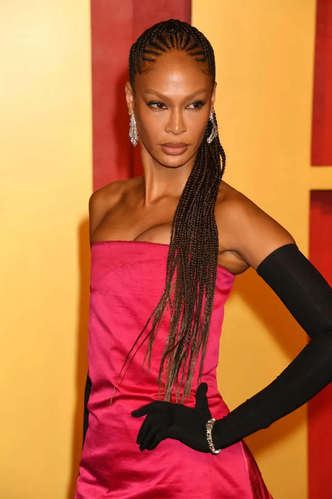 JOAN SMALLS PHOTOSHOOT AT VANITY FAIR OSCAR PARTY IN BEVERLY HILLS
